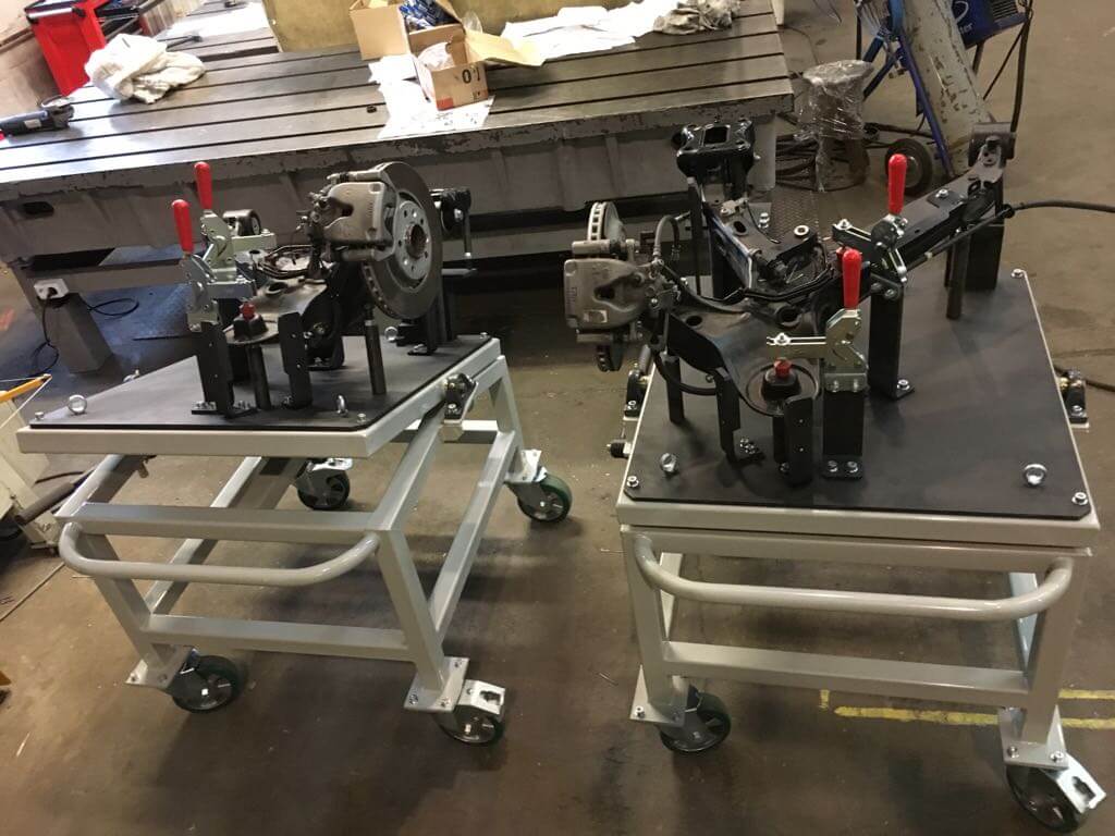 Столы для сборки задних рычагов