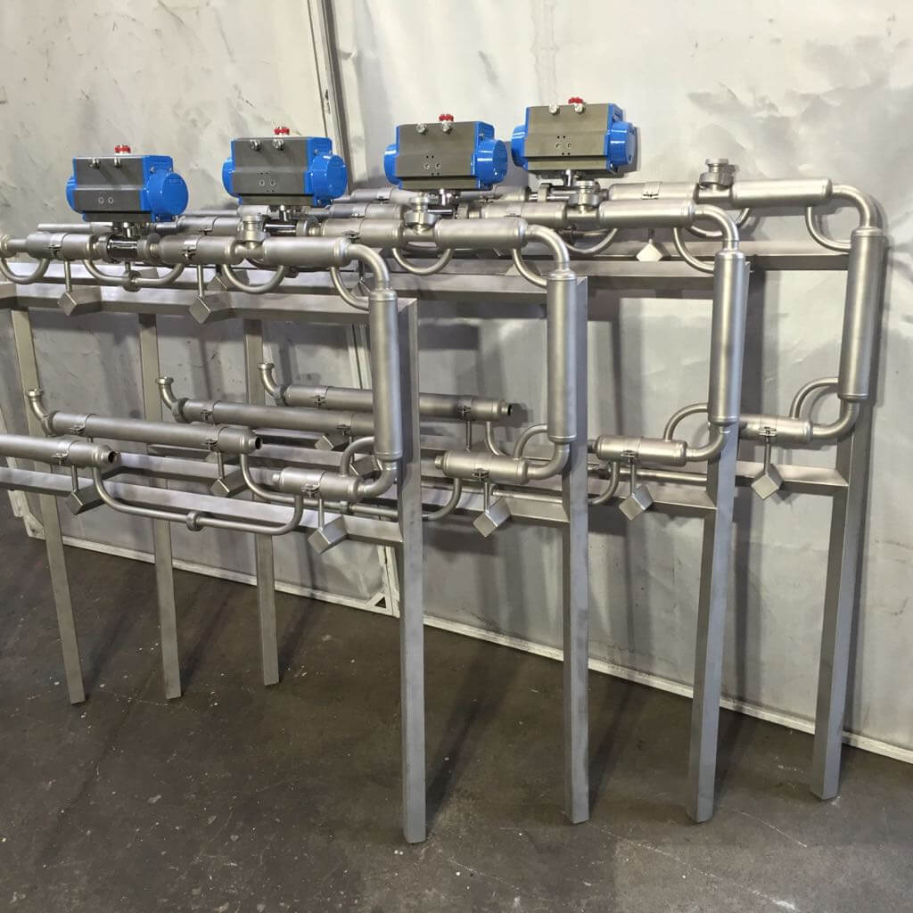 Трубопроводы с рубашкой обогрева